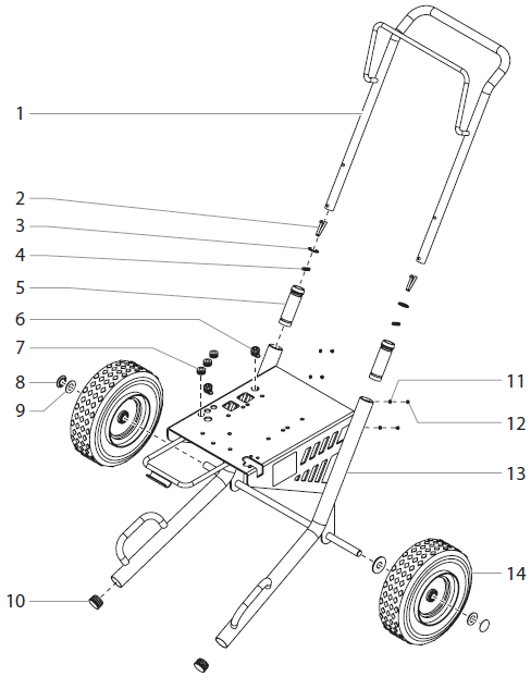Advantage GPX 220 Cart Assembly